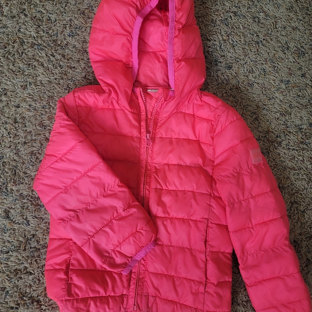 Gap Hot Pink Puffer Jacket